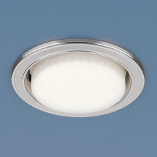 Встраиваемый светильник Elektrostandard 1036 GX53 WH/SL белый/серебро 4690389069185
