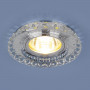 Встраиваемый светильник Elektrostandard 8351 MR16 CL/WH прозрачный/белый 4690389098390